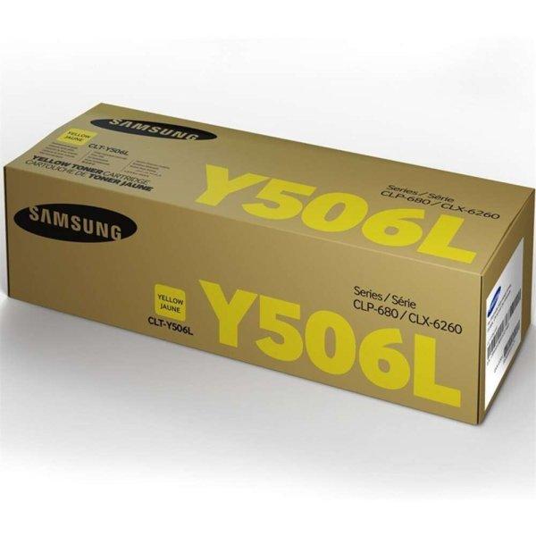 Samsung CLT-Y506S lézertoner eredeti Yellow 1,5K (SU524A)