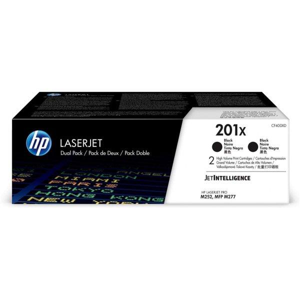 HP 201X Color LaserJet M252n/M252dw/M277n/M274n (2x1400 old.) fekete eredeti
toner