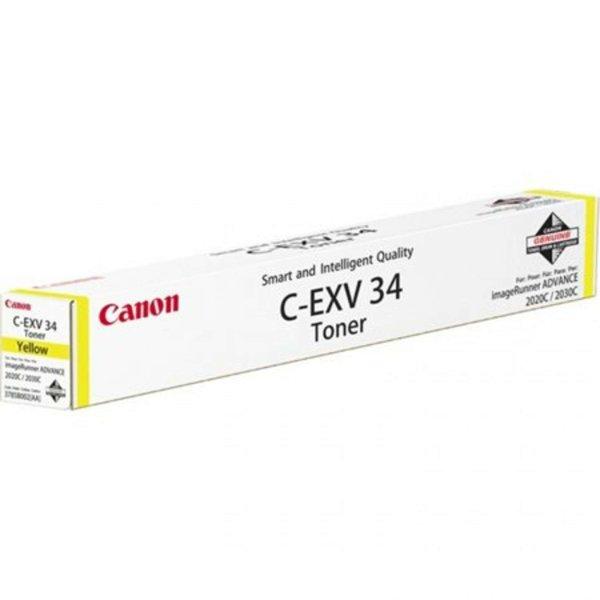 Canon C-EXV34 toner eredeti Yellow 19K 3785B002