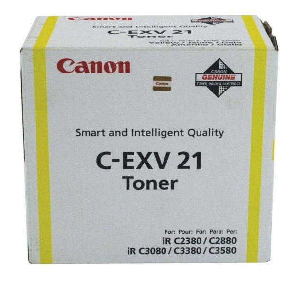 Canon C-EXV21 toner eredeti Yellow 14K 0455B002AA