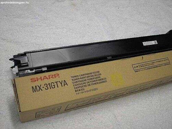 Sharp MX-31GTYA festékkazetta 1 dB Eredeti Sárga