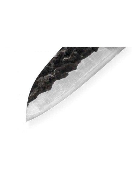 Cutit santoku Samura Black Smith, otel carbon, HRC 58, lama 18 cm