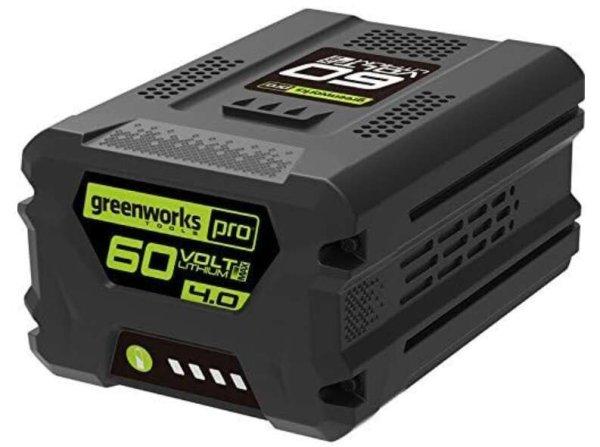 Greenworks (2918407-GW) G60B4 60V 4Ah Akkumulátor, Fekete