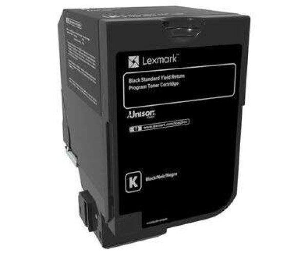 Lexmark CS720, CS725, CX725 normál kapacitású  tonerkazetta fekete (74C2SK0)