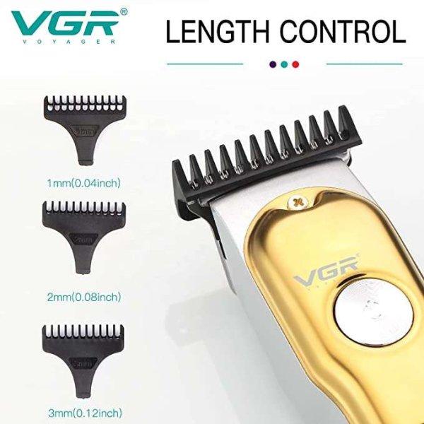 VGR V-290 Professzionális haj- és szakállvágó 3 cserélhető fejjel (BBV)