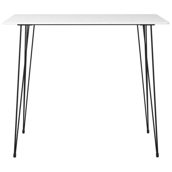 Fehér bárasztal 120x60x105 cm