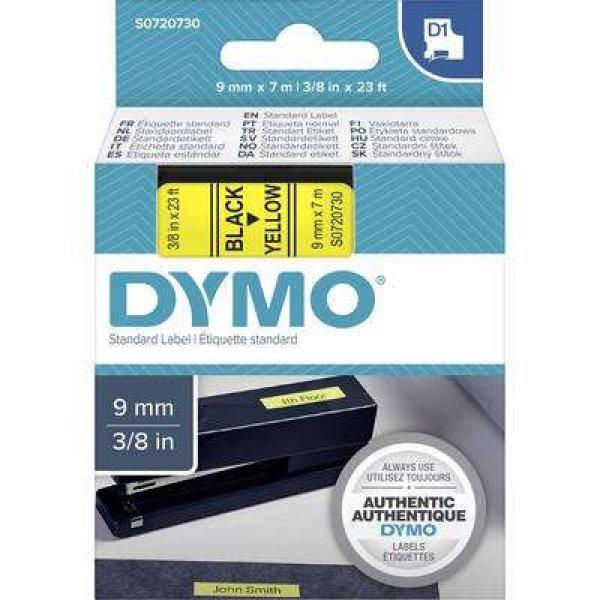 DYMO feliratozószalag D1, 9mm, sárga/fekete, S0720730
