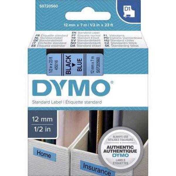 DYMO feliratozószalag D1, 12mm, kék/fekete, S0720560