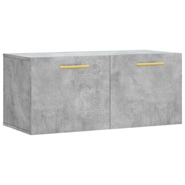 vidaXL betonszürke műfa faliszekrény 80 x 36,5 x 35 cm
