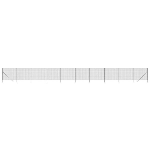 Antracitszürke horganyzott acél dróthálós kerítés 1,6x25 m