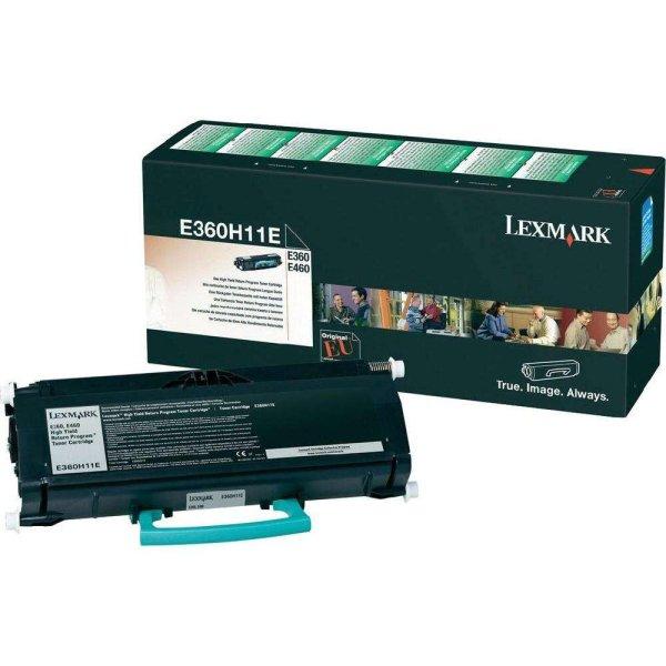 Lexmark E360H11E Toner Cartridge - fekete