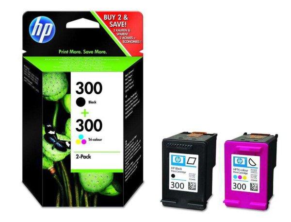 HP CN637EE (No 300) 2-pack fekete+színes