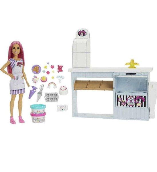 Barbie Kézműves Cukrászműhely játékszett
