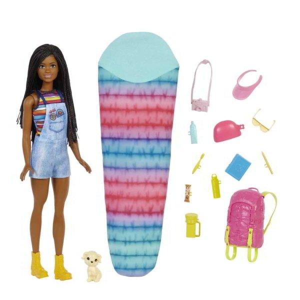 Mattel Barbie Brooklyn baba kemping kiegészítőkkel