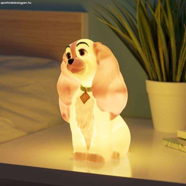 Disney Lady Fény 3D Alakú Éjjeli Lámpa