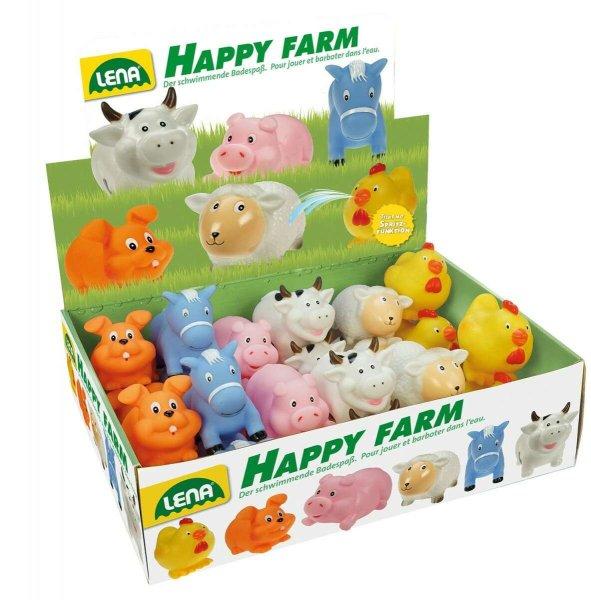 Lena Happy Farm Spriccelő fürdőjáték csomag (24 darabos)