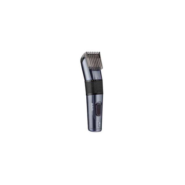 BaByliss Vezeték/vezeték nélküli hajvágó, titánium pengékkel,
szürke-fekete kivitel