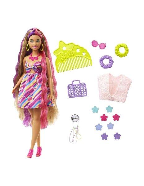Mattel Barbie Totally Hair Baba Virágos hajdísszel