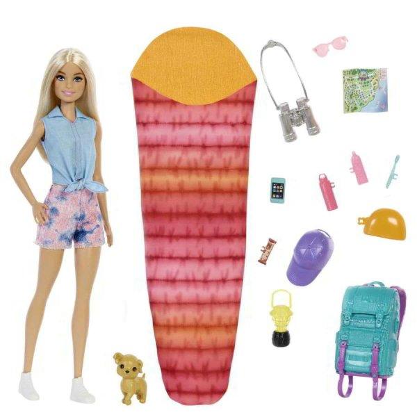 Mattel Barbie Malibu baba kemping kiegészítőkkel