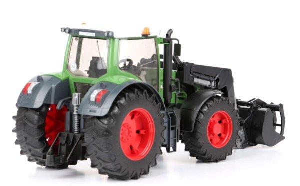 Bruder Fendt 936 Vario traktor homlokrakodóval (1:16)