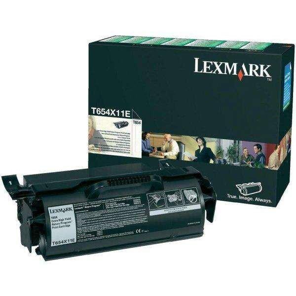 Lexmark T654 Toner Fekete