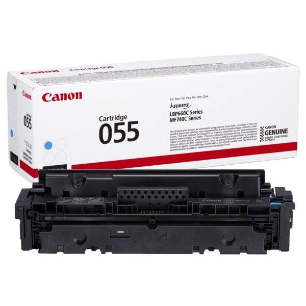 Canon CRG055 EREDETI TONER CIÁN 2.100 oldal kapacitás