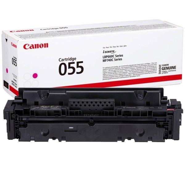 Canon CRG055 EREDETI TONER MAGENTA 2.100 oldal kapacitás
