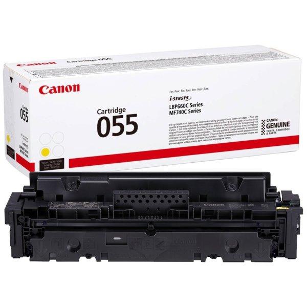 Canon CRG055 Toner sárga 2.100 oldal kapacitás