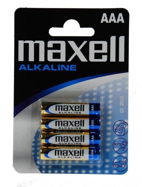 Maxell LR03 4db alkáli mikro ceruza elem