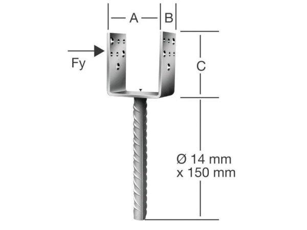 VORMANN OSZLOPTALP 71278 81X50X80 BET.