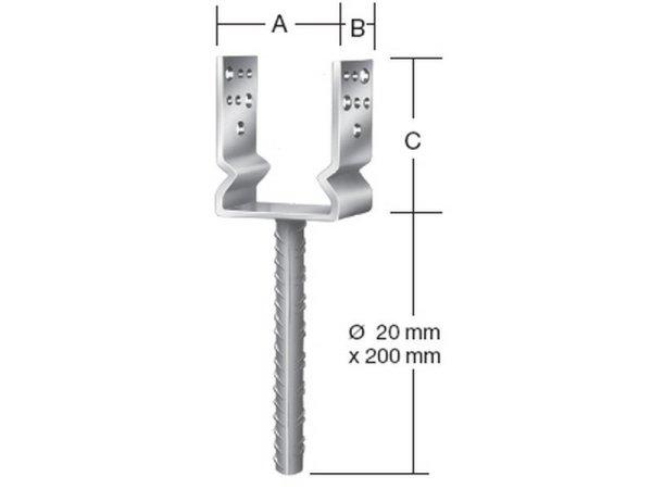 VORMANN OSZLOPTALP 71297 101X60X125 BET.