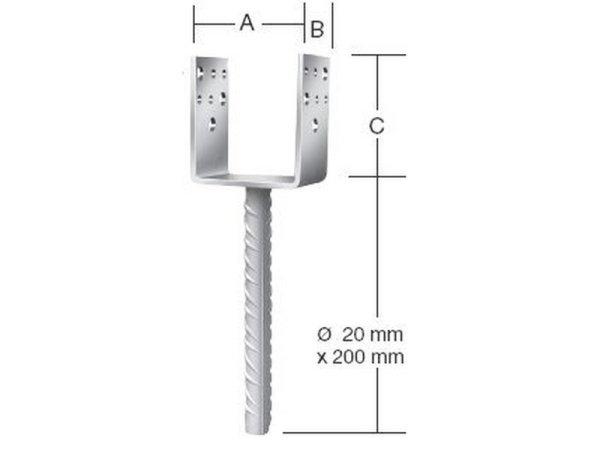 VORMANN OSZLOPTALP 71314 71X60X100 BET.