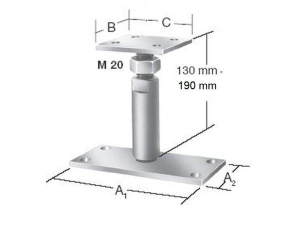 VORMANN OSZLOPTALP 71329 150X70X80 CSAV.