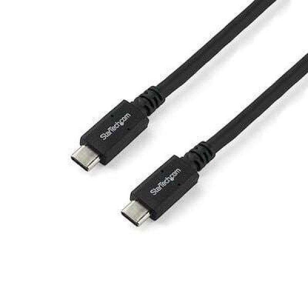 Startech.com USB Type-C - USB Type-C adat- és töltőkábel 1.8m fekete
(USB315C5C6)