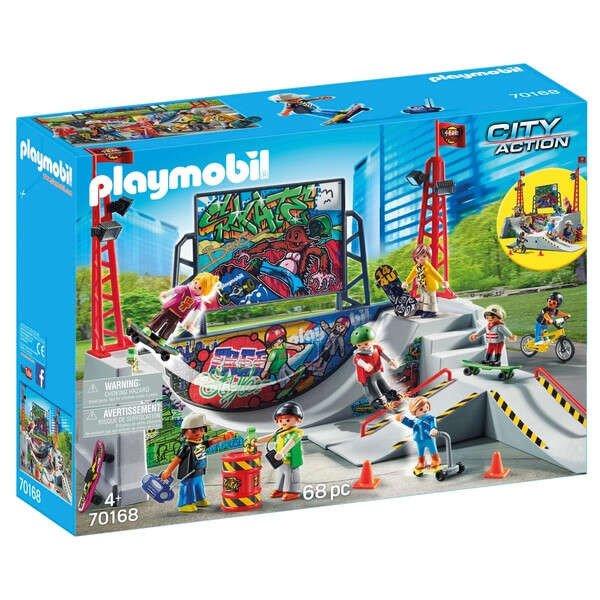 Playmobil Gördeszkapark rámpával 70168