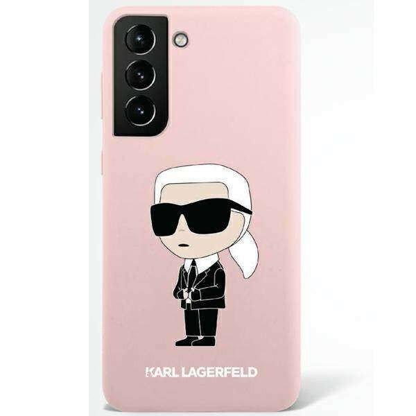 Karl Lagerfeld KLHCS23LSNIKBCP Samsung S23 S918 Ultra rózsaszín szilikon
ikonikus keménytok