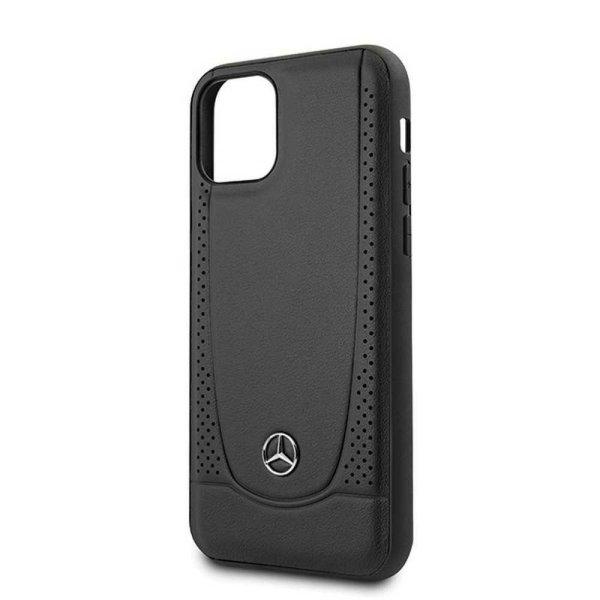 Mercedes Urban Cover Apple iPhone 12 Mini Bőr Tok - Fekete