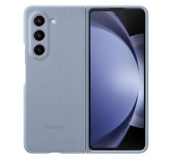 SAMSUNG műanyag telefonvédő (ECO bőr hatású hátlap) KÉK Samsung Galaxy Z
Fold5 5G (SM-F946)