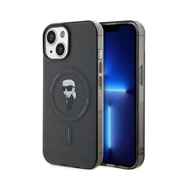 Karl Lagerfeld IML Ikonik MagSafe - iPhone 15 telefontok fekete
