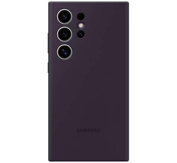 SAMSUNG szilikon telefonvédő SÖTÉTLILA Samsung Galaxy S24 Ultra (SM-S928)