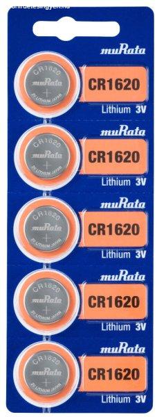 MURATA(Sony) CR1620 lithium gombelem 3V bl/5