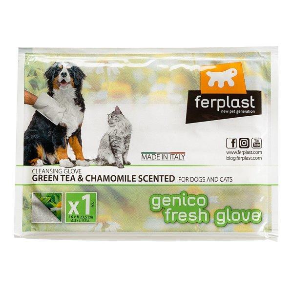 Ferplast Genico Fresh Glove Higienico Törlőkesztyű - Green Tea & Chamomile
Scented 23x16cm (85320600)