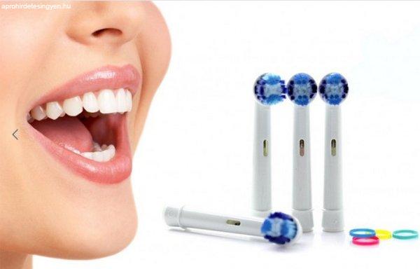 4 db-os fogkefe fej Oral-B elektromos fogkeféhez