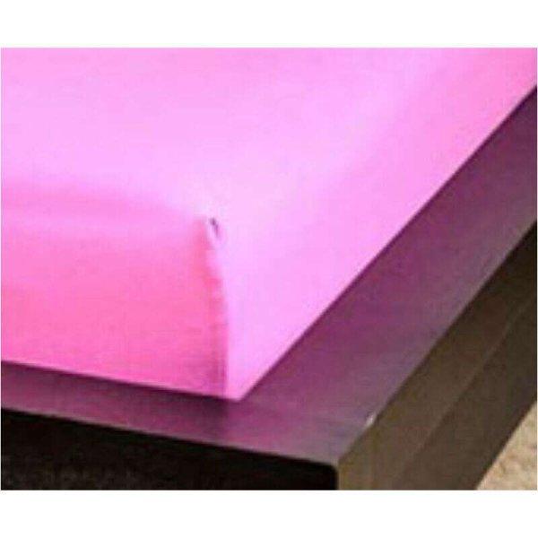 NATURTEX Jersey gumis lepedő 90x200 cm matt rózsaszín