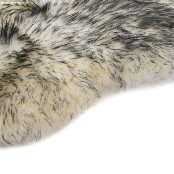 Sötétszürke melanzsszínű báránybőr szőnyeg 60 x 180 cm