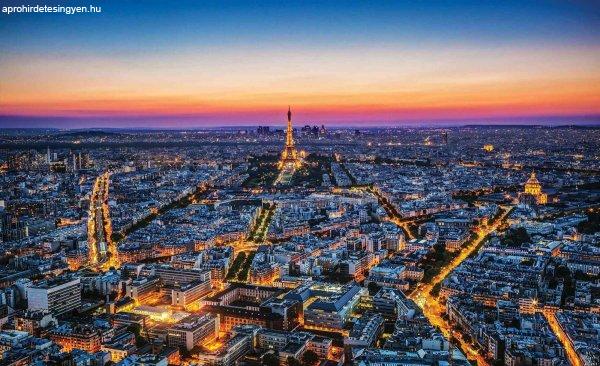 Fotótapéta Napnyugta Párizs felett