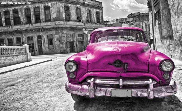 Fotótapéta Vintázs  autó lila