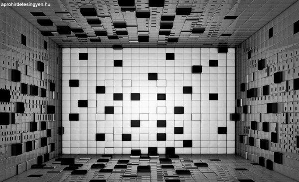 Fotótapéta absztrakció négyzetek 3D
