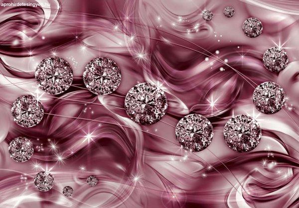 Fotótapéta lila gyémánt 3D