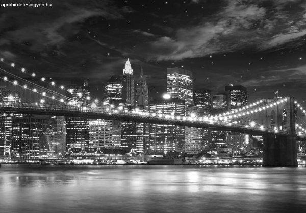 Fotótapéta Brooklyn Híd fekete-fehér